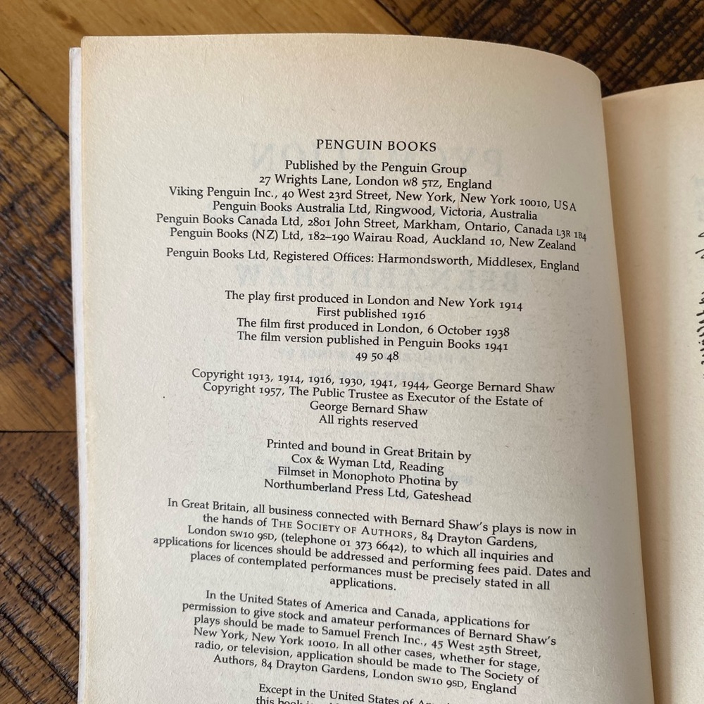 📚3/15$📚 Pygmalion - Picture 5 of 5